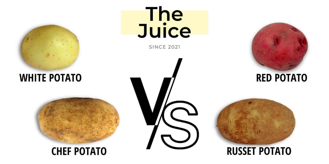 The Juice - Potato Variety (White Potato, Red Potato, Chef Potato, and Russet Potato)