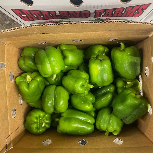 GREEN BELL PEPPERS FRESH FRUIT PRODUCE VEGETABLES BY THE POUND