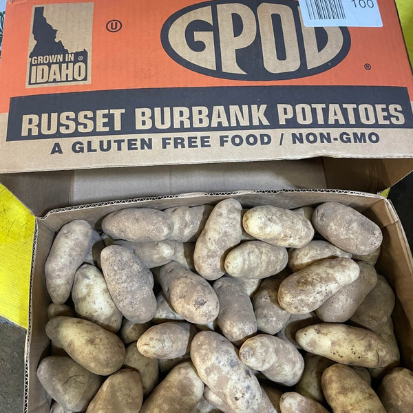 Wholesale IDAHO RUSSET POTATO #100 GPOD Bulk Produce Fresh Fruits and Vegetables