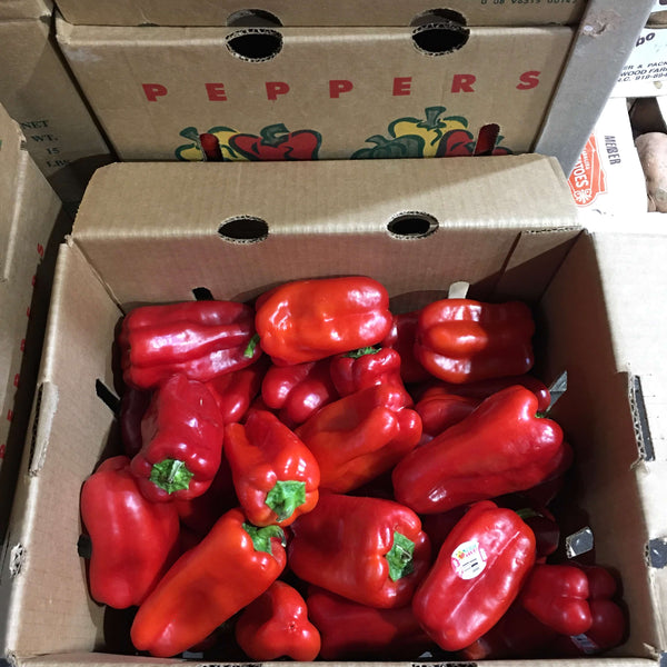 Wholesale RED PEPPER SMALL BOX Bulk Produce Fresh Fruits and Vegetables